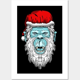 yetti santa Posters and Art